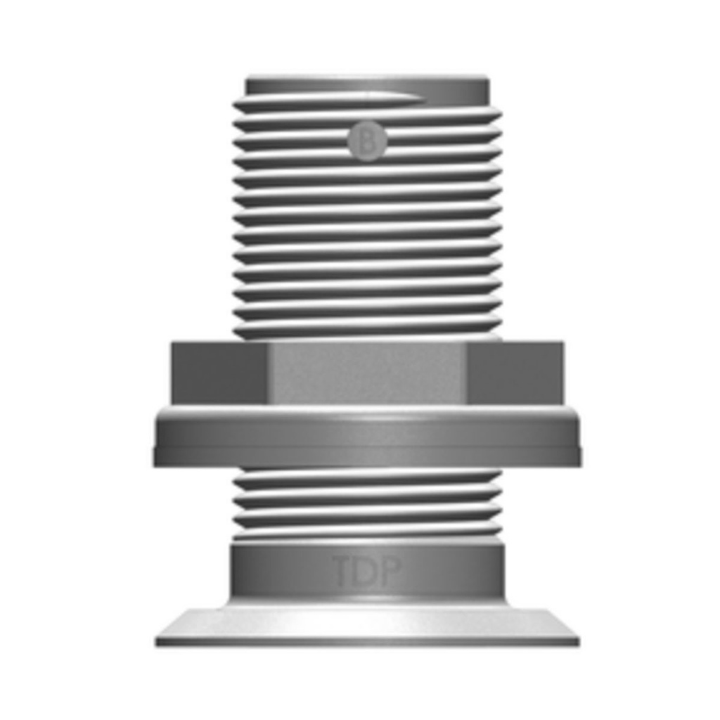 [138632-BLA] TRU DESIGN RECESSED SKIN FITTING 1" BSP WHITE (138632)