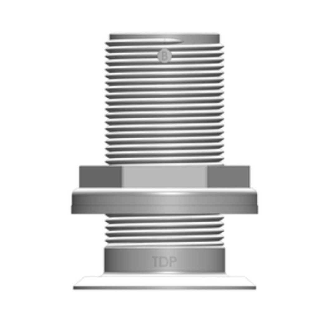 [138633-BLA] TRU DESIGN RECESSED SKIN FITTING 1 1/4" BSP WHITE (138633)