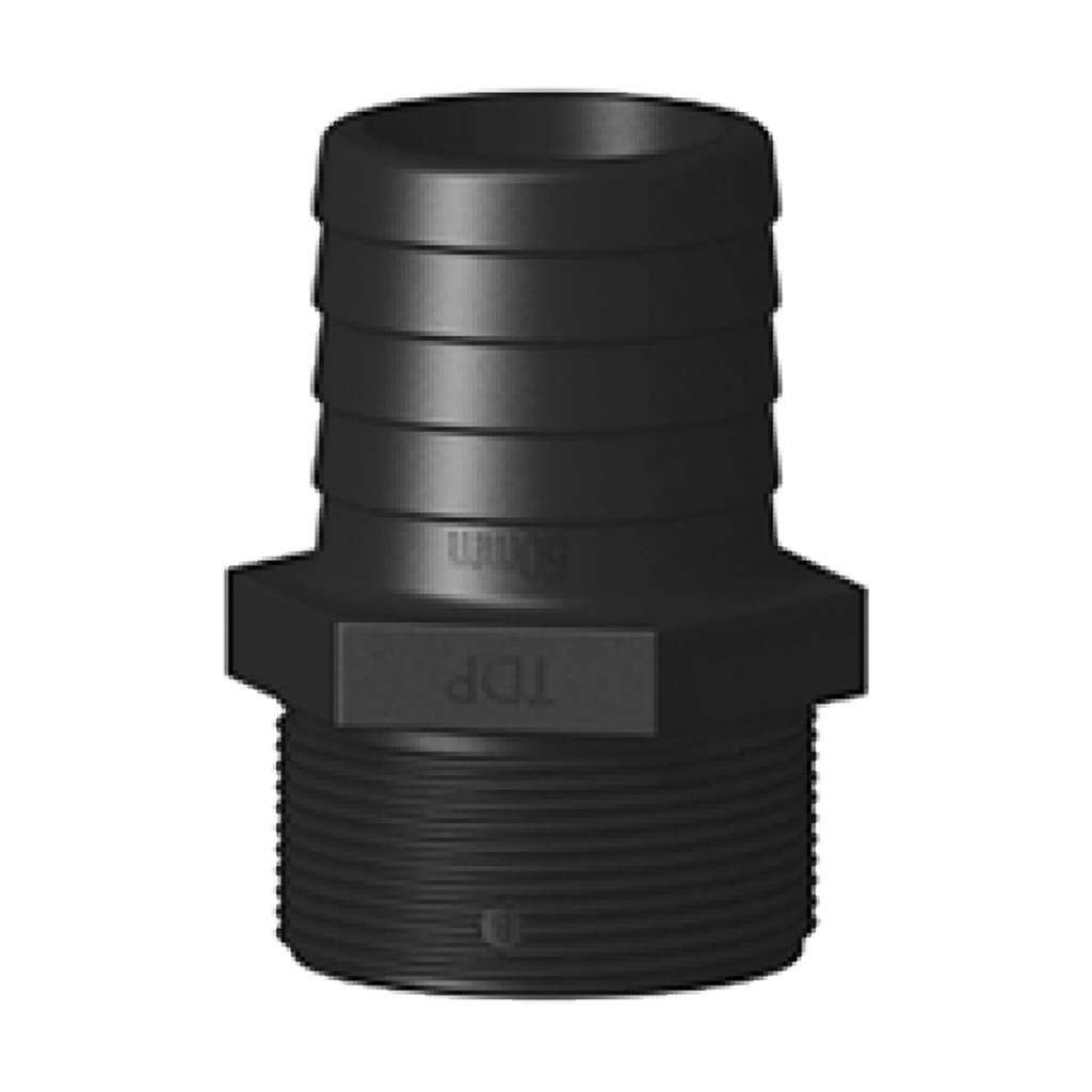 [138676-BLA] TRU DESIGN HOSE TAIL 50MM X 2" BSP (138676)