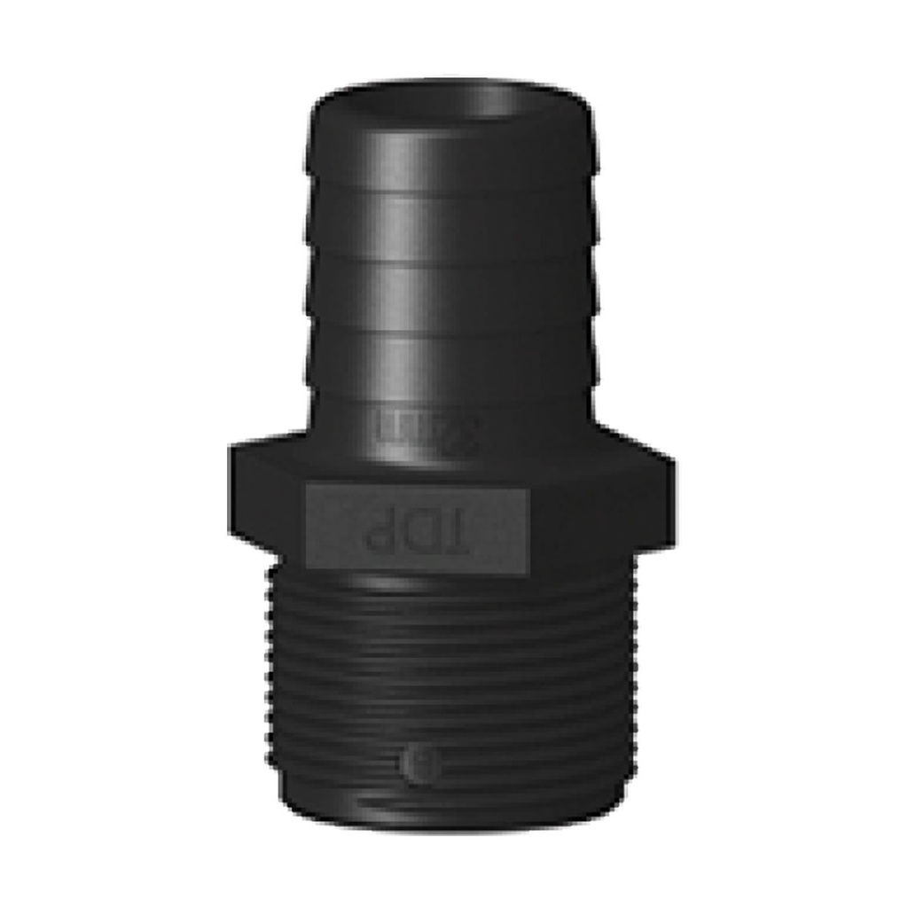 [138681-BLA] TRU DESIGN HOSE TAIL 28MM X 1" BSP (138681)