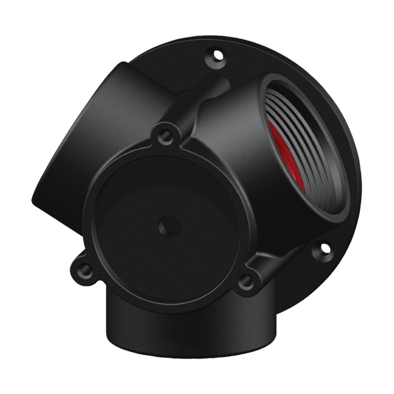 [138745BLK-BLA] TRU DESIGN AQUAVALVE 3 WAY CONNECTOR BLACK (138745BLK)