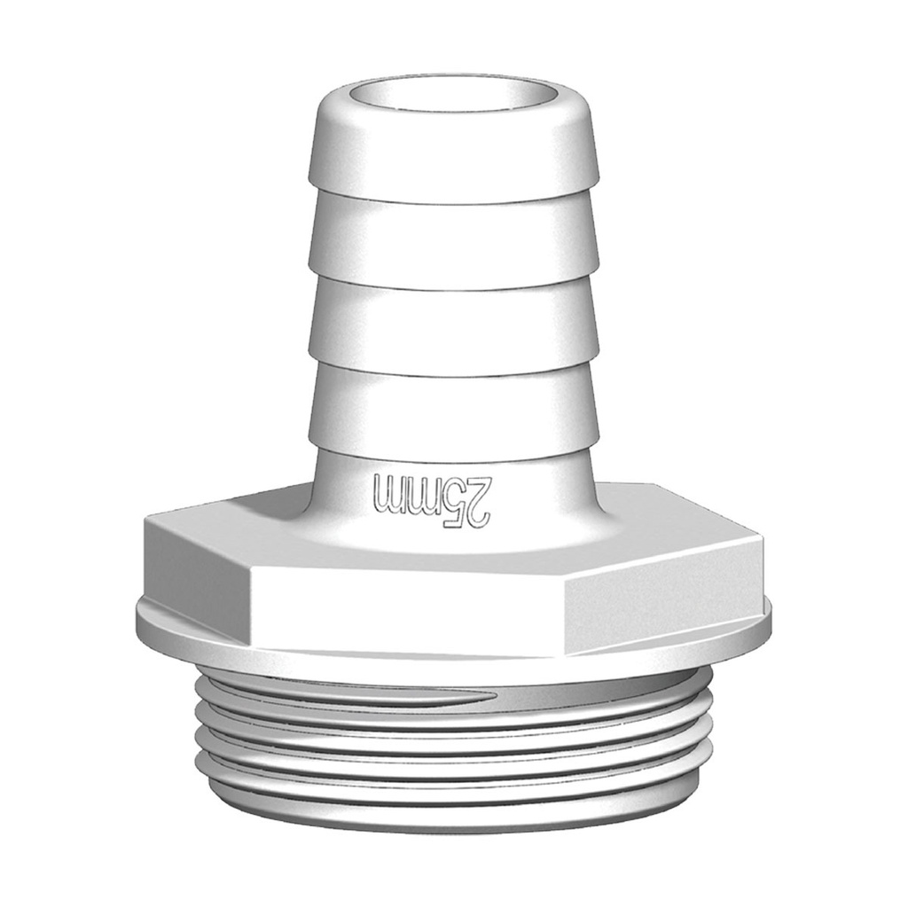 [138761-BLA] TRU DESIGN TANK FITTING 25MM (138761)