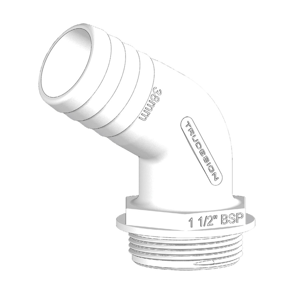 [138769-BLA] TRU DESIGN 120° TANK FITTING 38MM (138769)