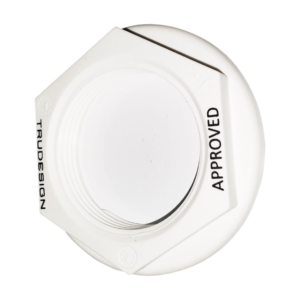 [138794-BLA] TRU DESIGN BACKING NUT 1/2" BSP WHITE (138794)