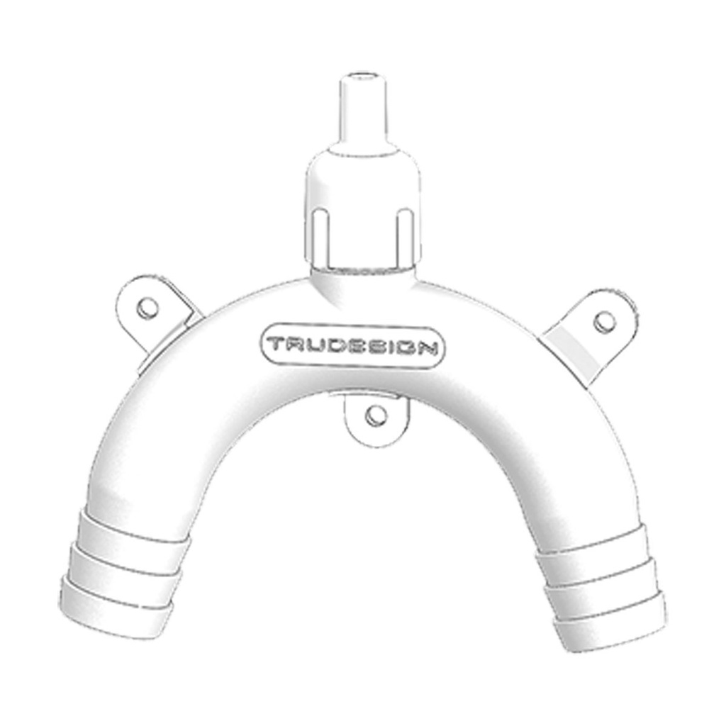 [139067-BLA] TRU DESIGN VENTED LOOP 19MM WHITE (139067)