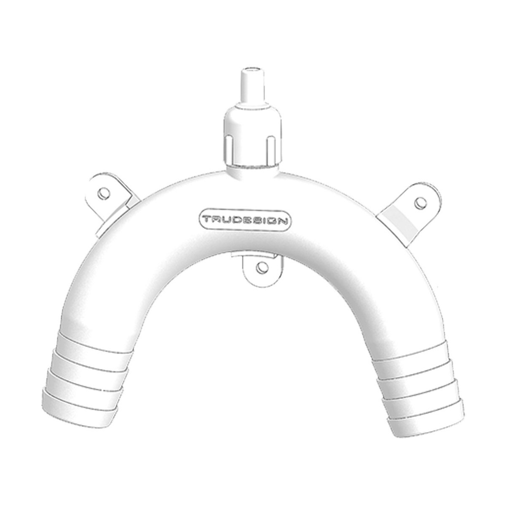 [139068-BLA] TRU DESIGN VENTED LOOP 25MM WHITE (139068)