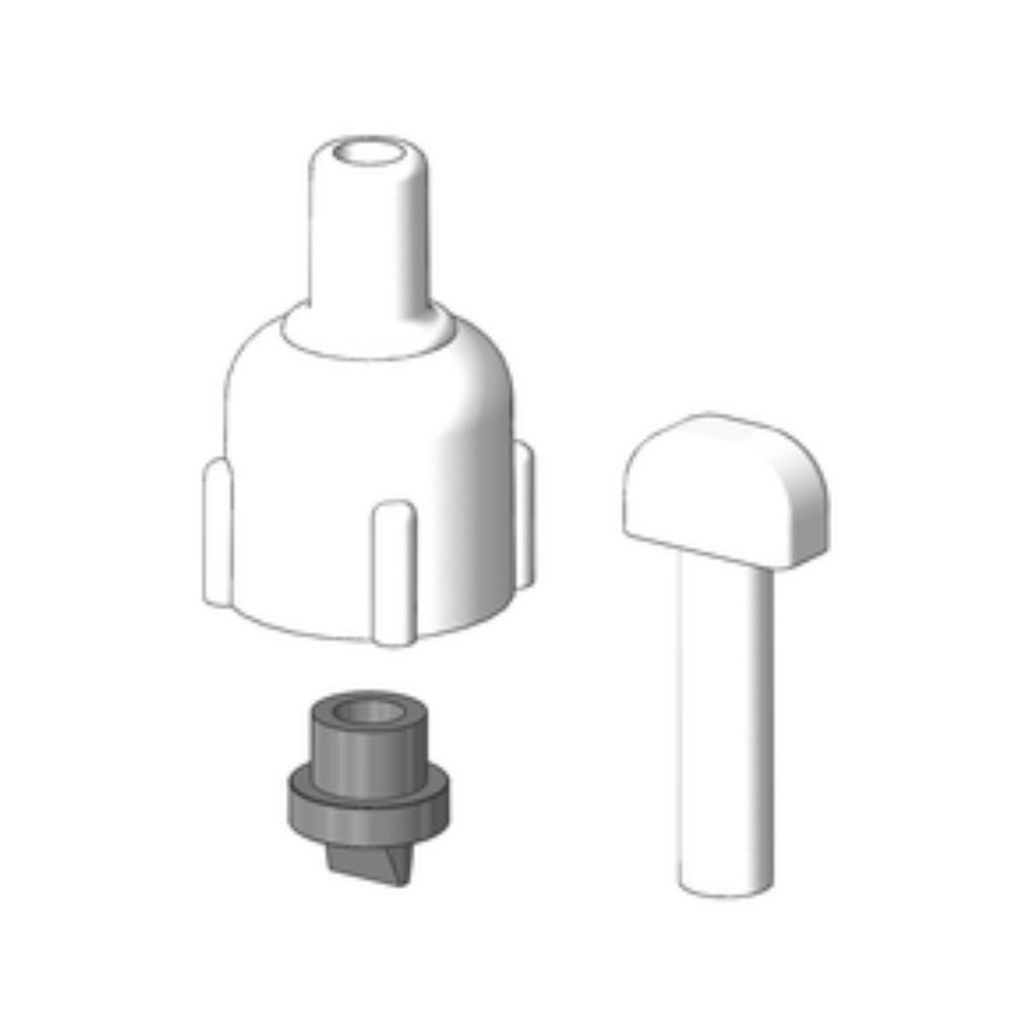 [139079-BLA] TRU DESIGN VENTED LOOP SERVICE KIT WHITE (139079)