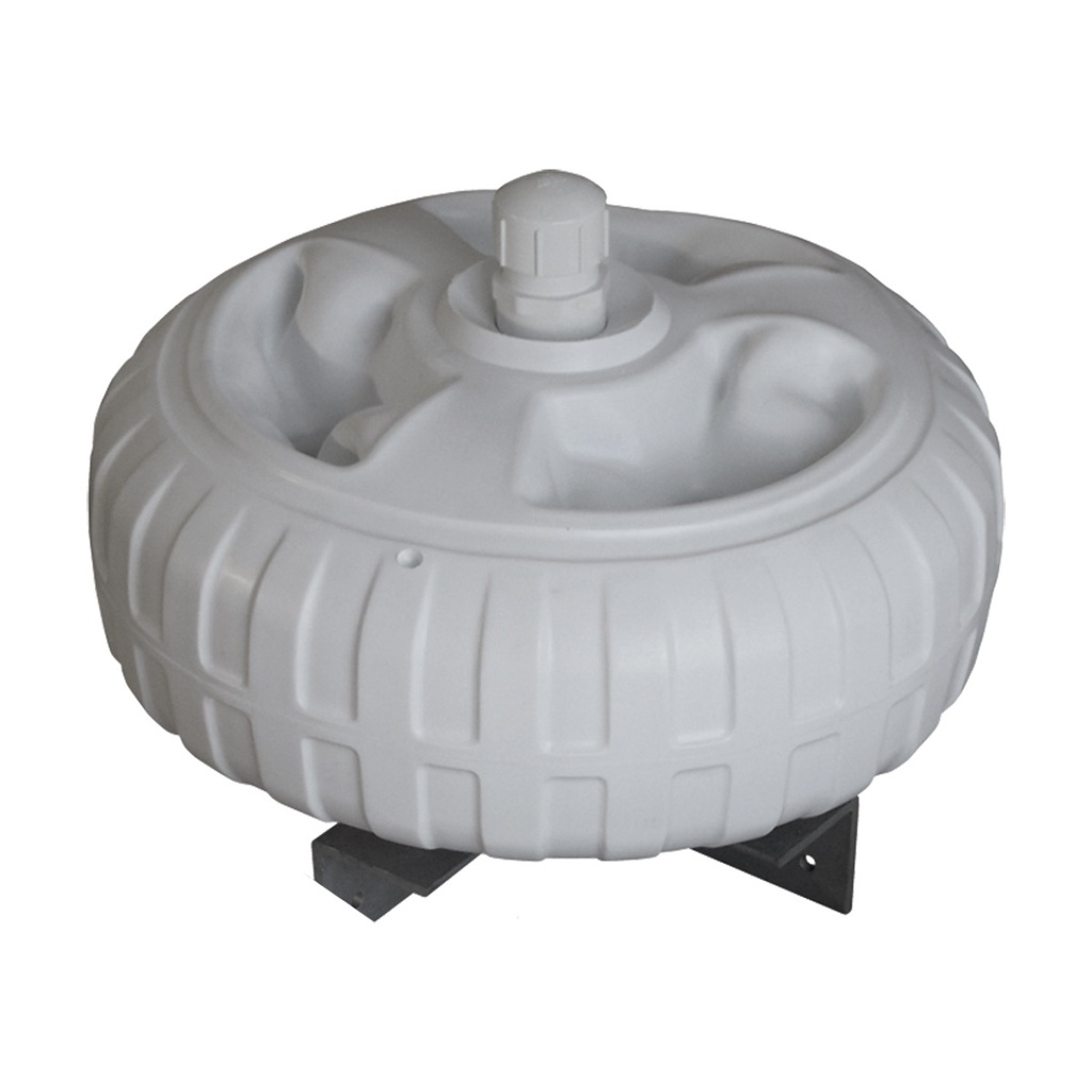 [141597-BLA] DOCK EDGE DOCK WHEEL WHITE INFLATABLE 457MM (141597)
