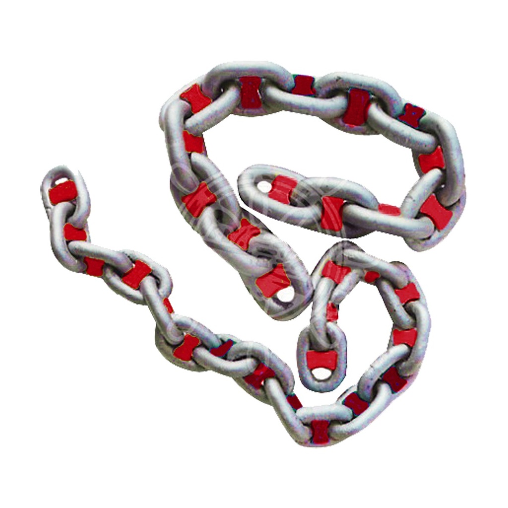 [143234-BLA] OSCULATI RAINBOW CHAIN MARKER 8MM RED (143234)