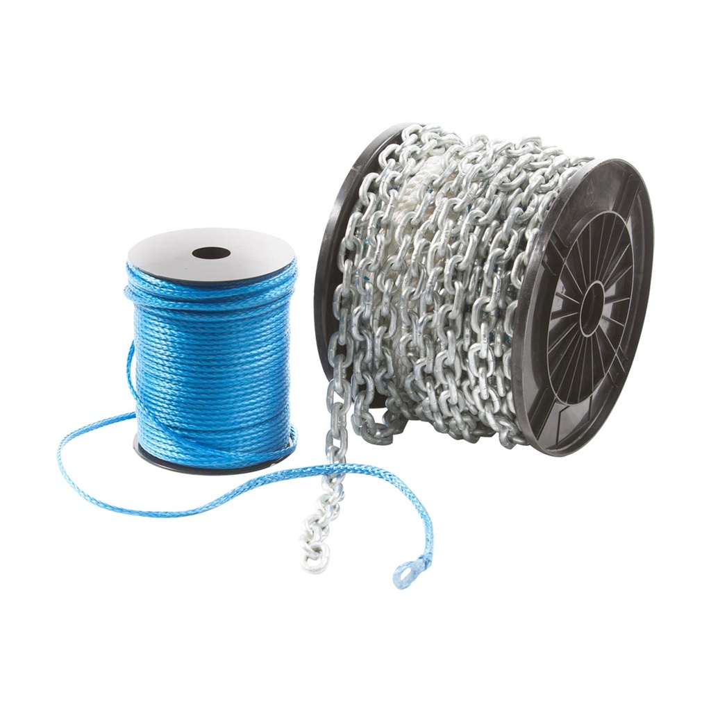 [145525-BLA] SAVWINCH DYNEEMA ROPE&CHAIN 145MX4MM ROPE 8MX6MM CHAIN (145525)