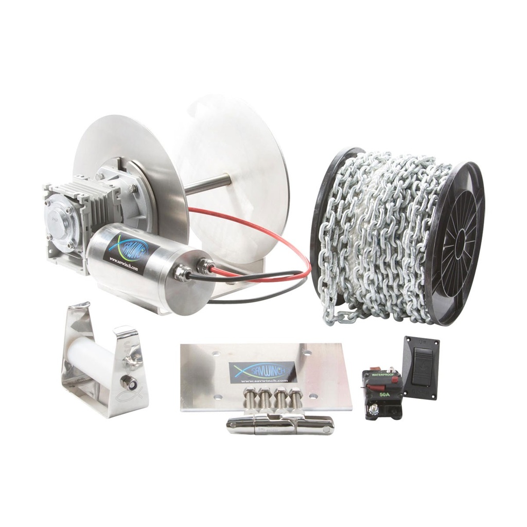 [153204-BLA] SAVWINCH SIGNATURE SERIES DRUM WINCH 1500SS (153204)