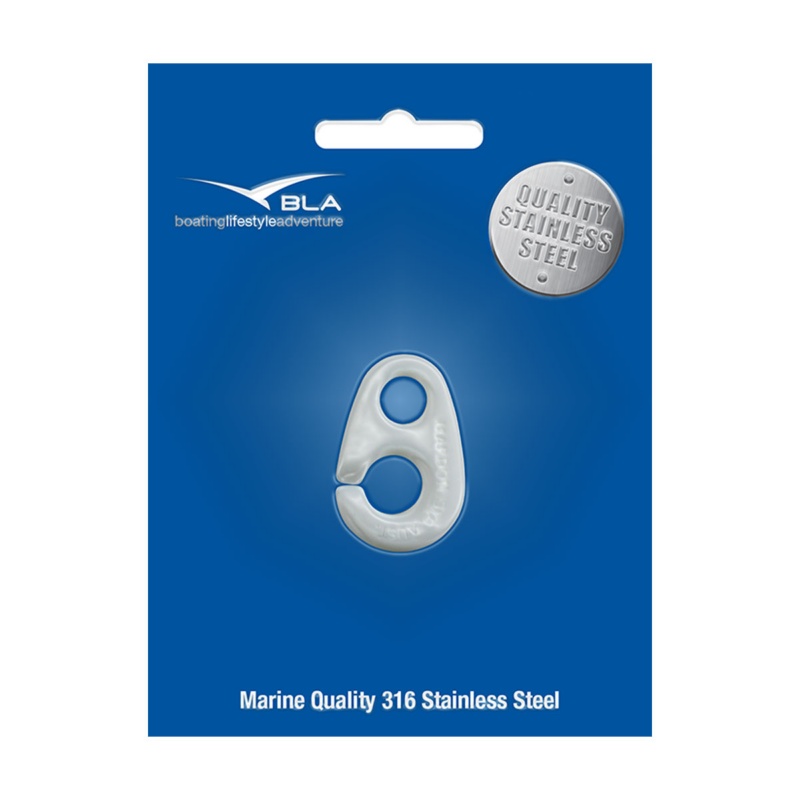 [164466P-BLA] BLA NYLON SISTER EYE CLIP WHITE 10MM PACK 2 (164466P)