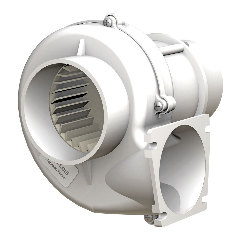 [176060-BLA] JOHNSON PUMP AIRV 3 FLANGE MOUNT BILGE BLOWER 3-280 12V (176060)