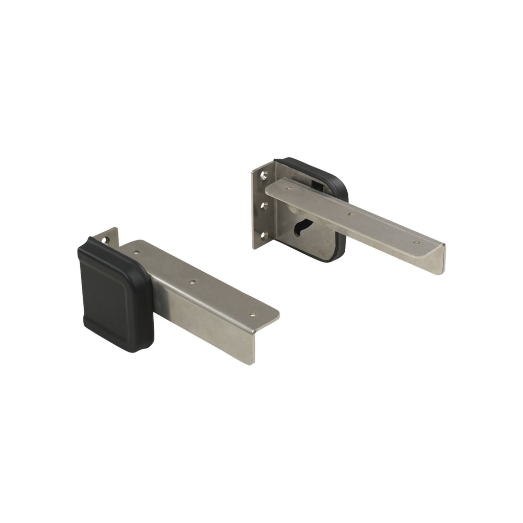 [182070-BLA] SPRINGFIELD SEAT HINGE FOLD DOWN STAINLESS STEEL PAIR (182070)