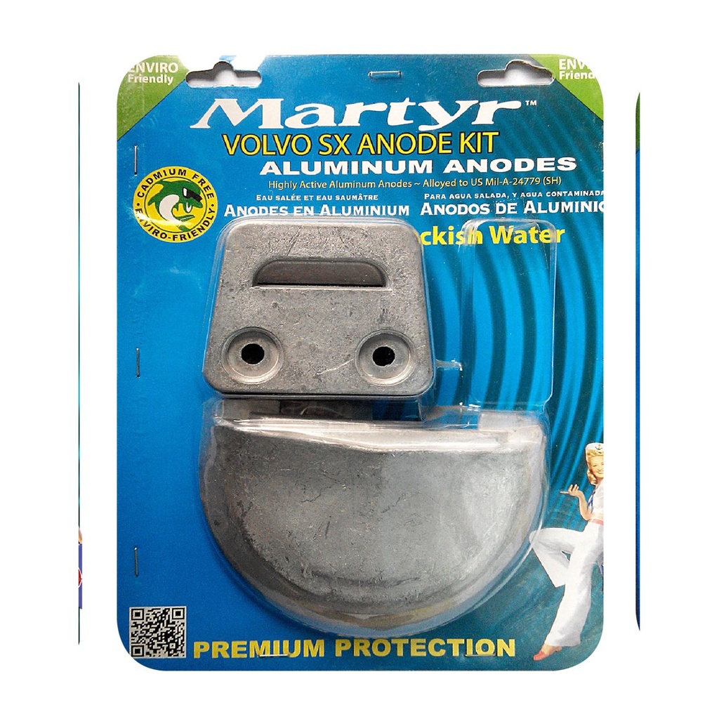 [191538-BLA] MARTYR KIT ANODE ALLUMINIUM VOLVO SX (191538)
