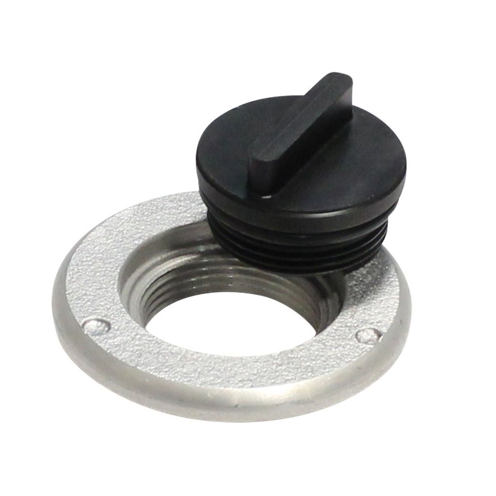 [192401-BLA] BLA HEAVY DUTY CAST ALLOY DRAIN PLUG 1 1/2"BSP BLACK BUNG (192401)