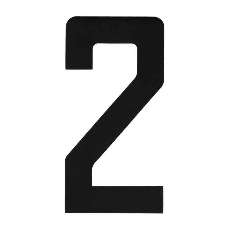 [1960002P-BLA] BLA 200MM REGISTRATION LETTERS BLACK 2 (1960002P)