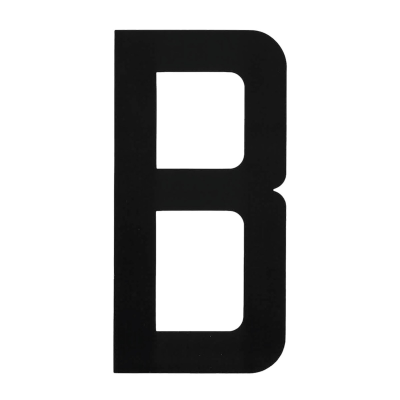 [196000BP-BLA] BLA 200MM REGISTRATION LETTERS BLACK B (196000BP)