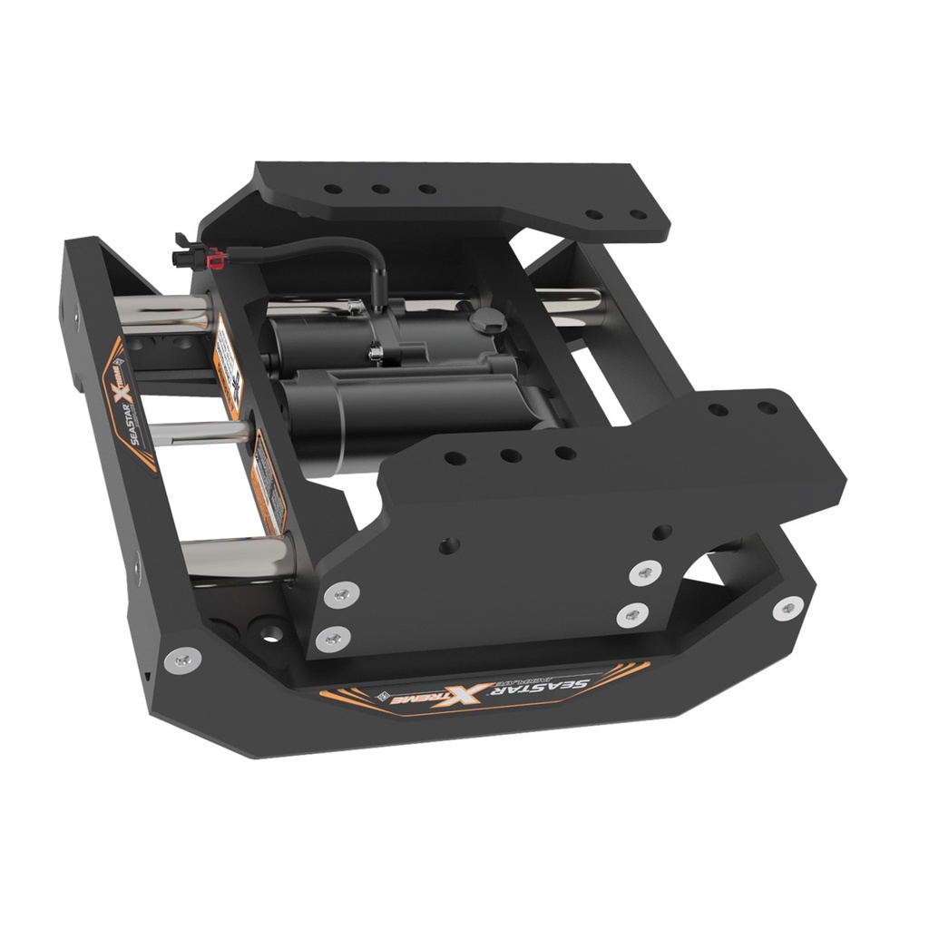 [201916-BLA] SEASTAR HYDRAULIC STD JACK PLATE 8" SET BACK WITH SMARTSTICK (201916)