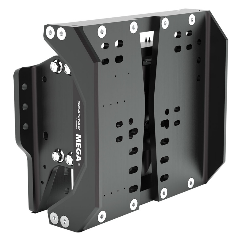 [201944-BLA] SEASTAR JACK PLATE MEGA 10" SET BACK STANDARD MOUNT (201944)