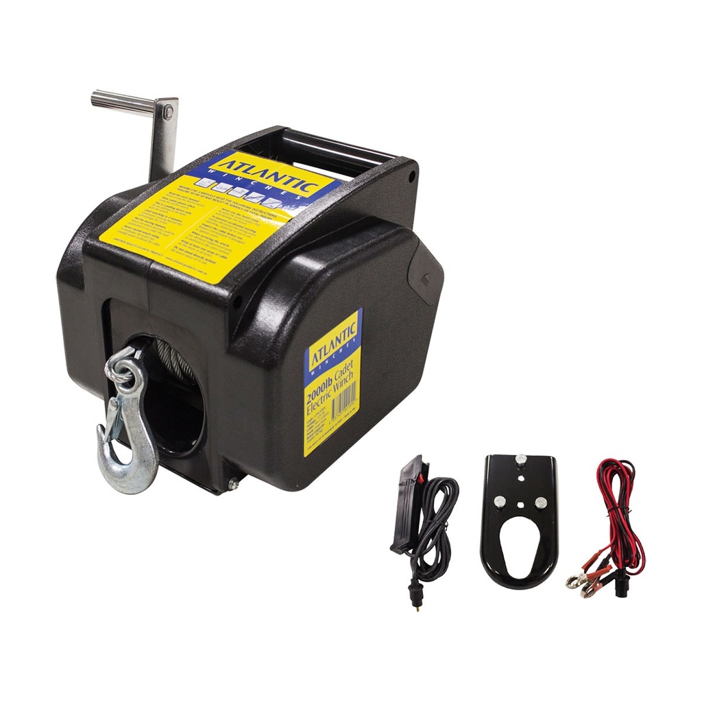 [211226-BLA] ATLANTIC ELECTRIC TRAILER WINCH 2000LB (211226)