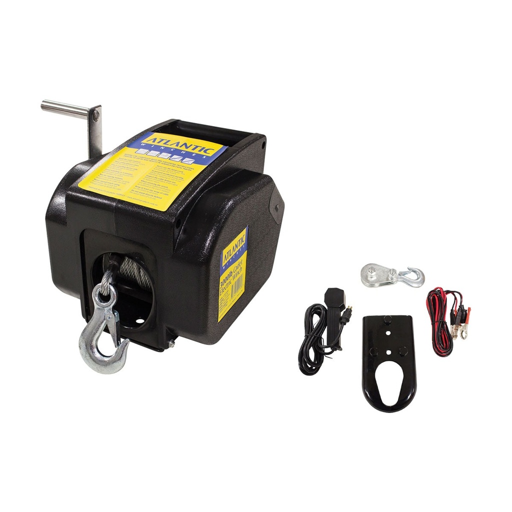 [211228-BLA] ATLANTIC ELECTRIC TRAILER WINCH 3000LB (211228)