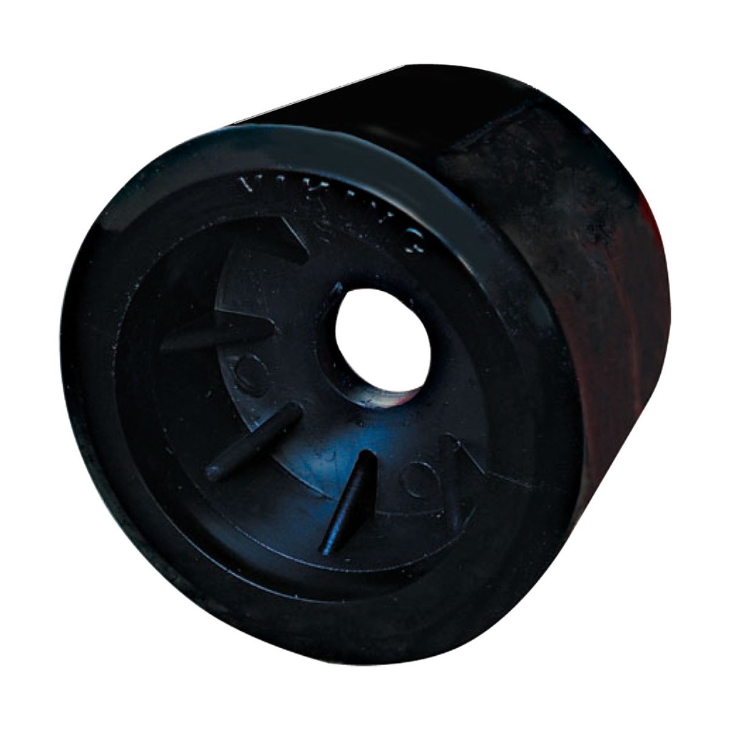 [213087-BLA] VIKING TRAILER ROLLER WOBBLE SMOOTH BLK 87X107X20MM (213087)