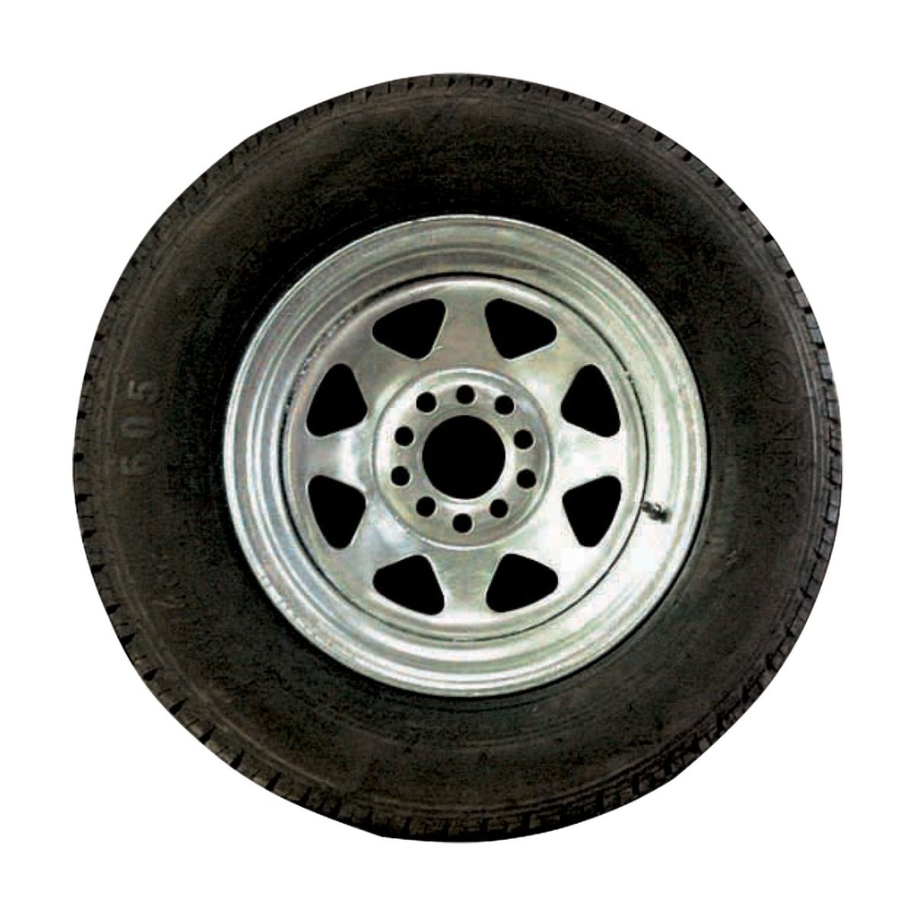 [213118-BLA] VIKING 13" GALVANISED MULTIFIT WHEEL & TYRE 155LT (213118)