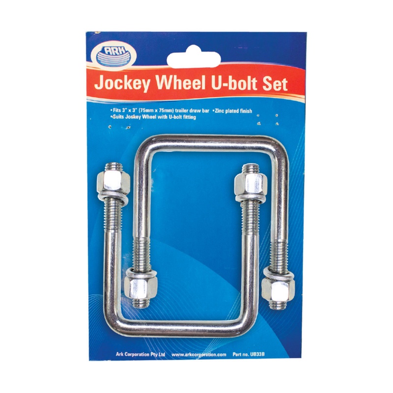 [213135-BLA] VIKING U BOLT 3"W X 4'L X 1/2" GALV CARD OF 2 (213135)