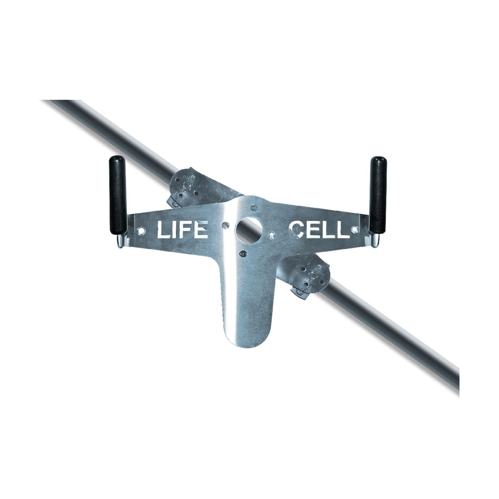 [226466-BLA] LIFE CELL STAINLESS STEEL RAIL BRACKET 25MM (226466)