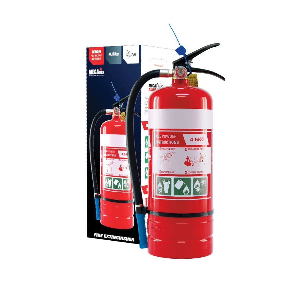 [227020-BLA] MEGA FIRE 4A:80B:E FIRE EXTINGUISHER 4.5KG (227020)