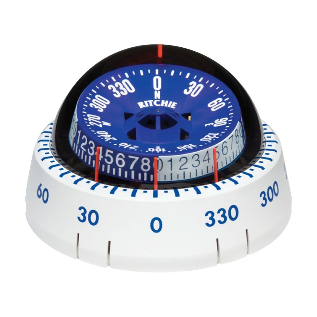[232080-BLA] RITCHIE TACTICIAN COMPASS WHITE/BLUE (232080)