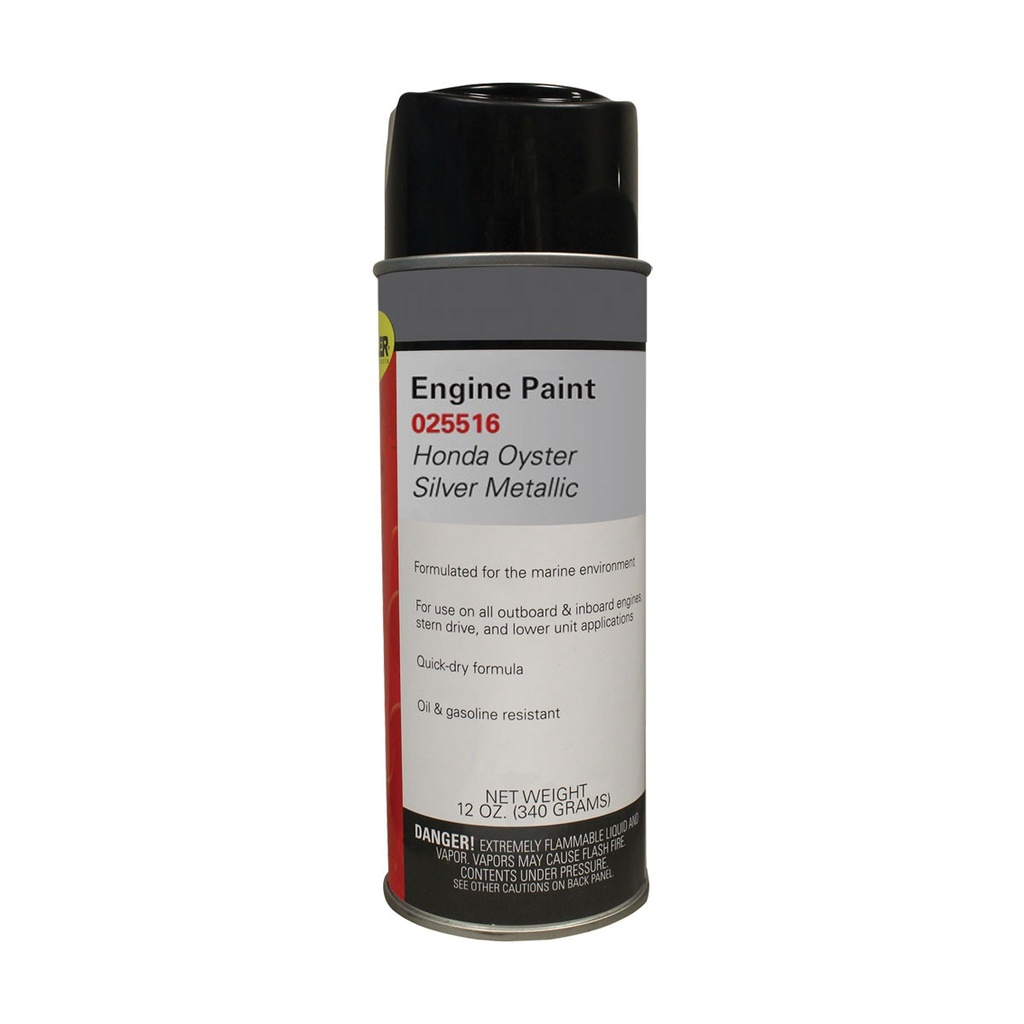 [260105-BLA] MOELLER ENGINE PAINT HONDA OYSTER SILVER METALLIC 12OZ (260105)
