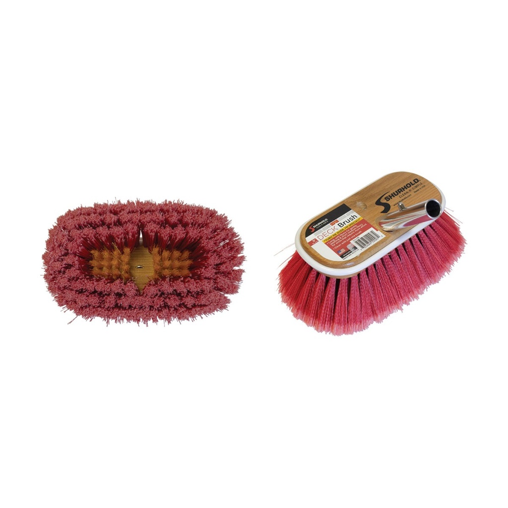 Shurhold deck brush soft & medium combo red (265101)