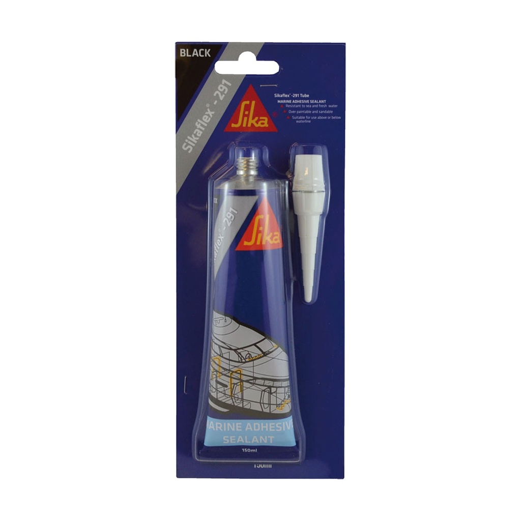 [265513-BLA] SIKA SIKAFLEX 291 SEALANT 150ML TUBE BLACK (265513)