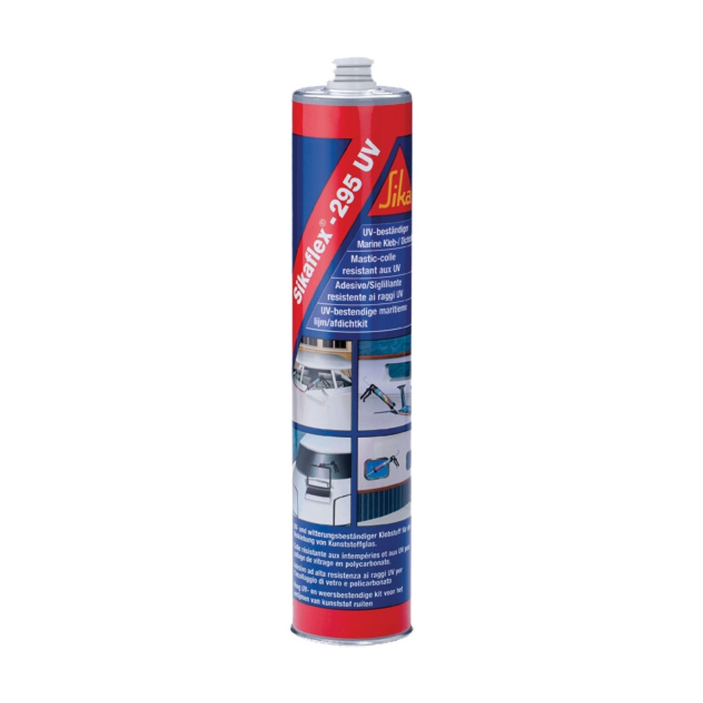 [265520-BLA] SIKA SIKAFLEX 295UV ADHESIVE 300ML CARTRIDGE BLACK (265520)
