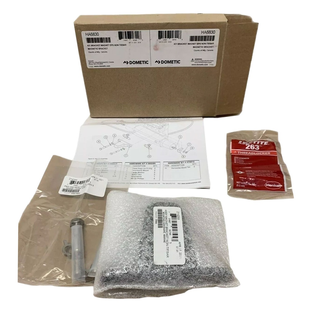 [292244-BLA] SEASTAR OPTIMUS BRACKET KIT MAGNET VERADO SINGLE HA6830 (292244)