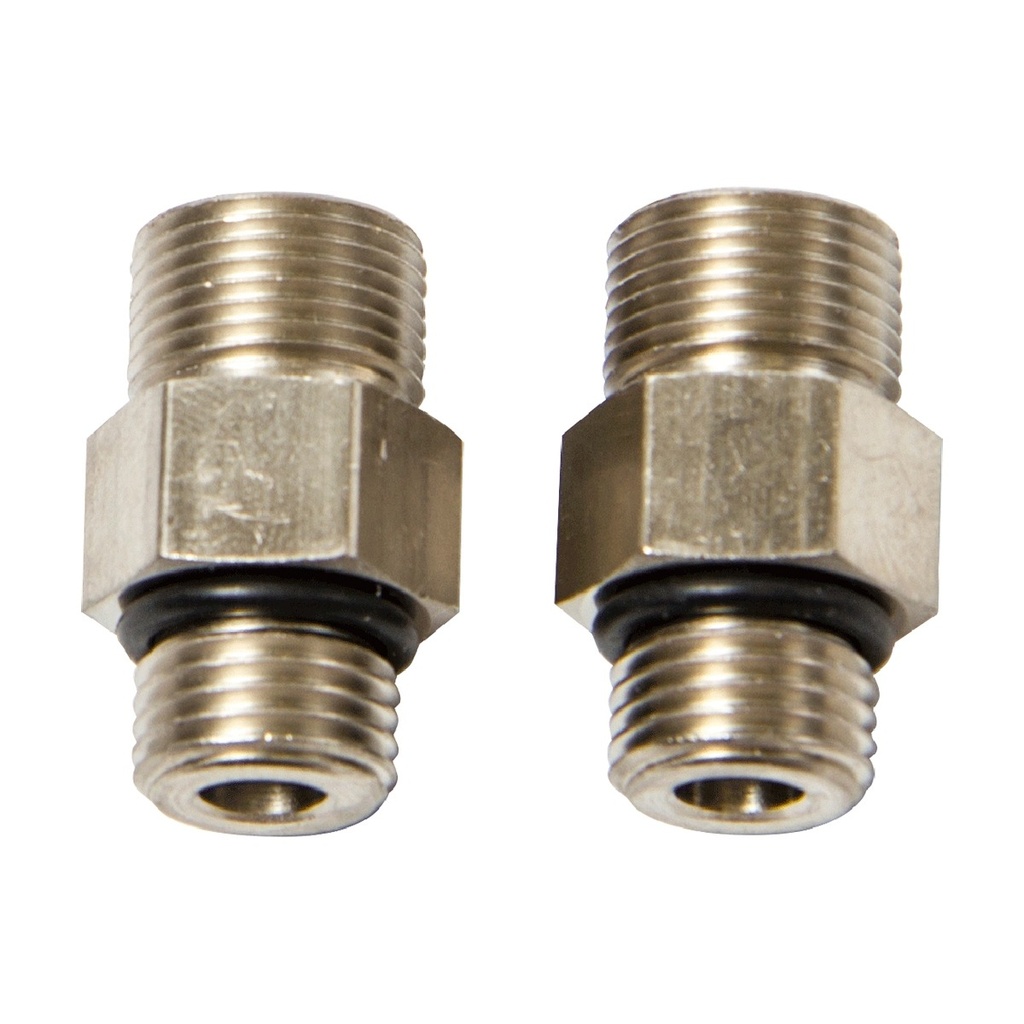 [293644-BLA] SEASTAR ORB STRAIGHT FITTING 2 PACK (293644)