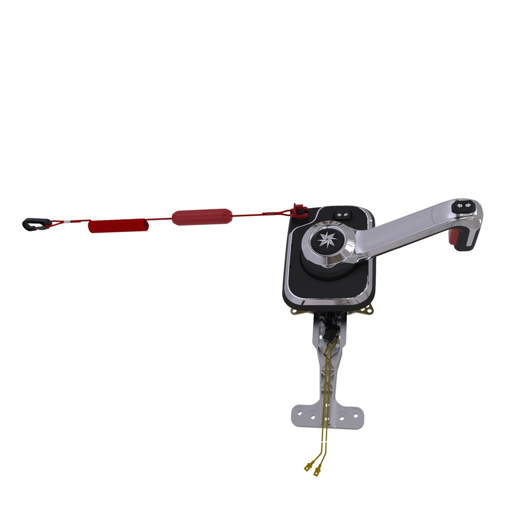 [306746-BLA] SEASTAR XTREME SIDE MOUNT SINGLE LEVER CONTROL W/TRIM TILT (306746)