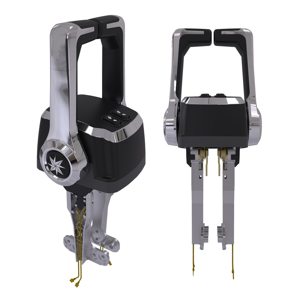 [306748-BLA] SEASTAR XTREME TOP MOUNT TWIN LEVER CONTROL BLACK (306748)