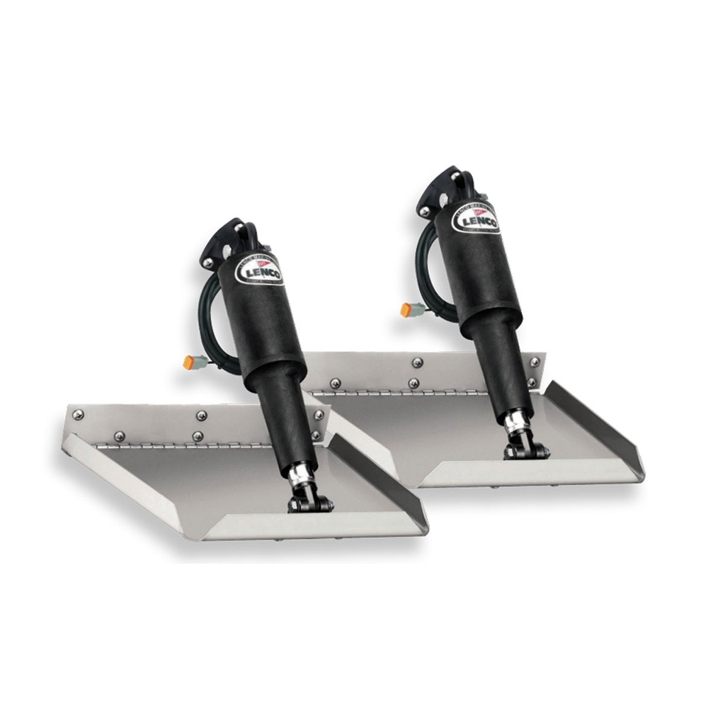 [312448-BLA] LENCO EDGE MOUNT TRIM TAB KIT 12" X 9" POLISHED (312448)