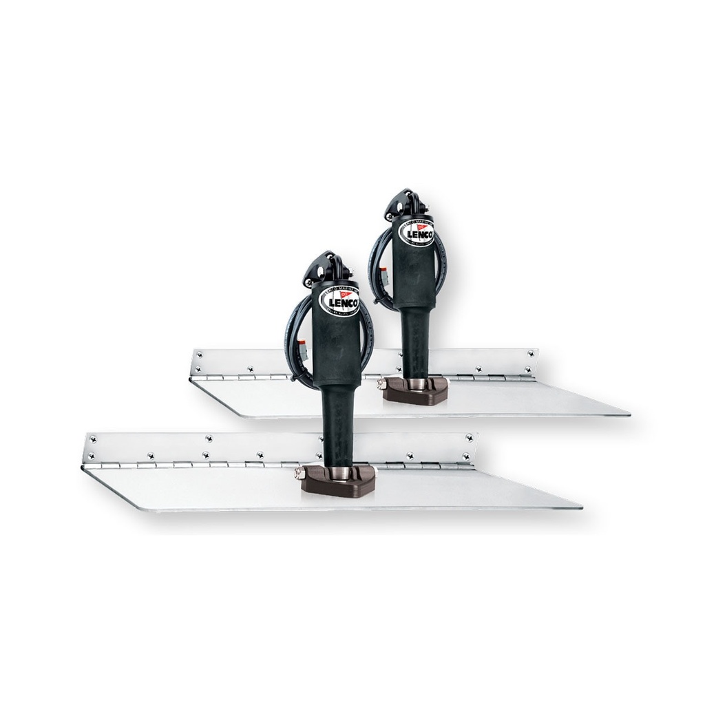 [312482-BLA] LENCO SUPER STRONG TRIM TAB KIT 12"X24" 12V (312482)