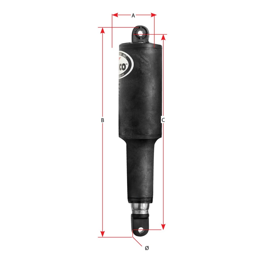 [312610-BLA] LENCO 101XDS ACTUATOR 12V 3/8" (312610)