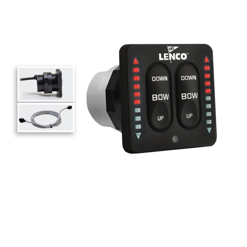 [312834-BLA] LENCO SWITCH KIT LED DUAL STATION 12MTR (312834)