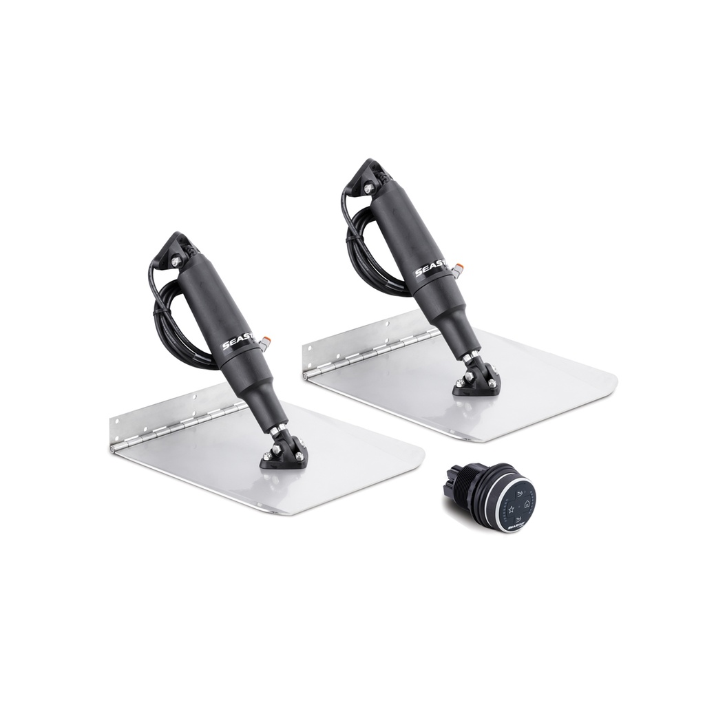 [313104-BLA] SEASTAR STANDARD TRIM TAB KIT 11.5" 2.25" STROKE  12" X 9" (313104)