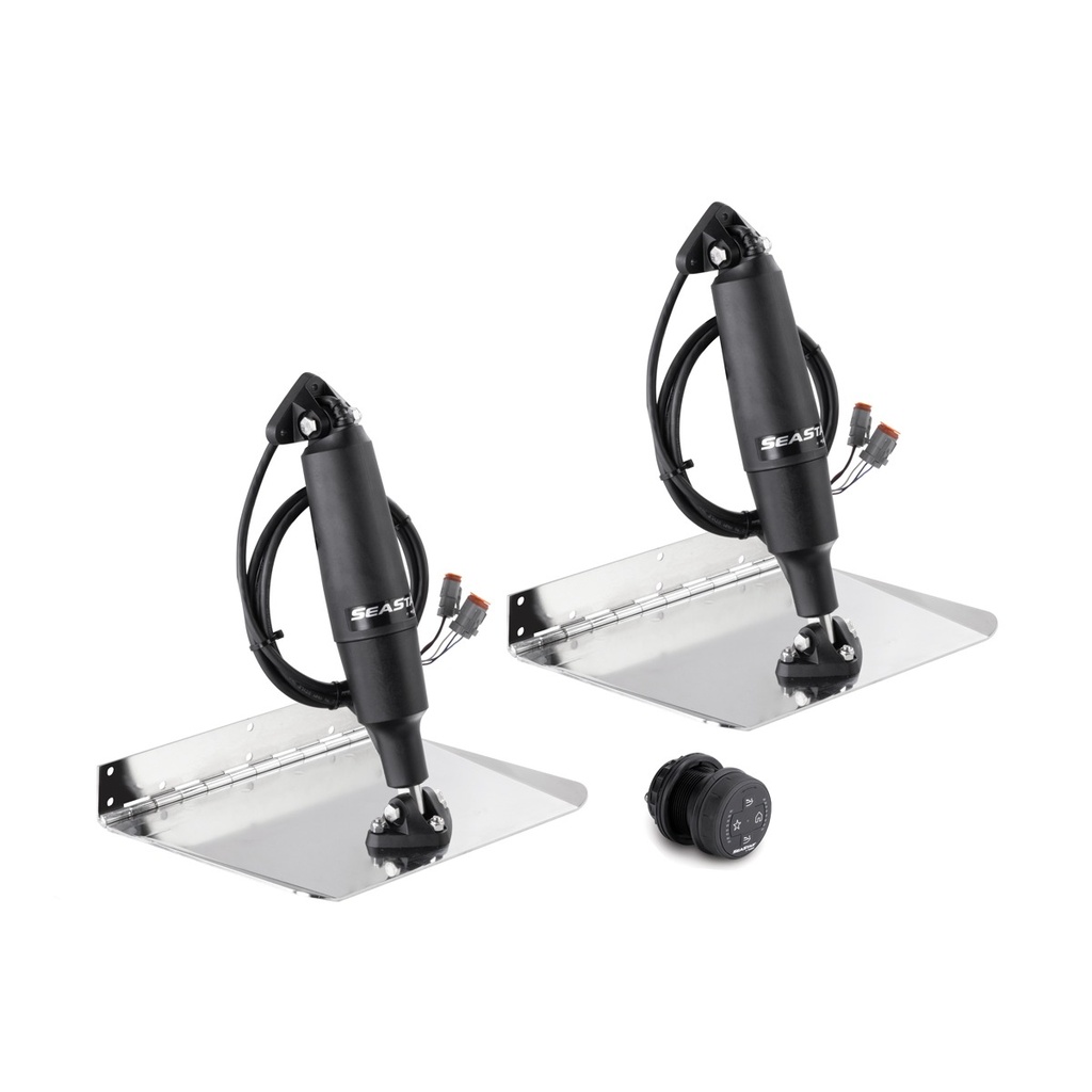 [313140-BLA] SEASTAR ADAPTIVE STAND TRIM TAB KIT 11.5 2.25 STROKE 9"X12" (313140)