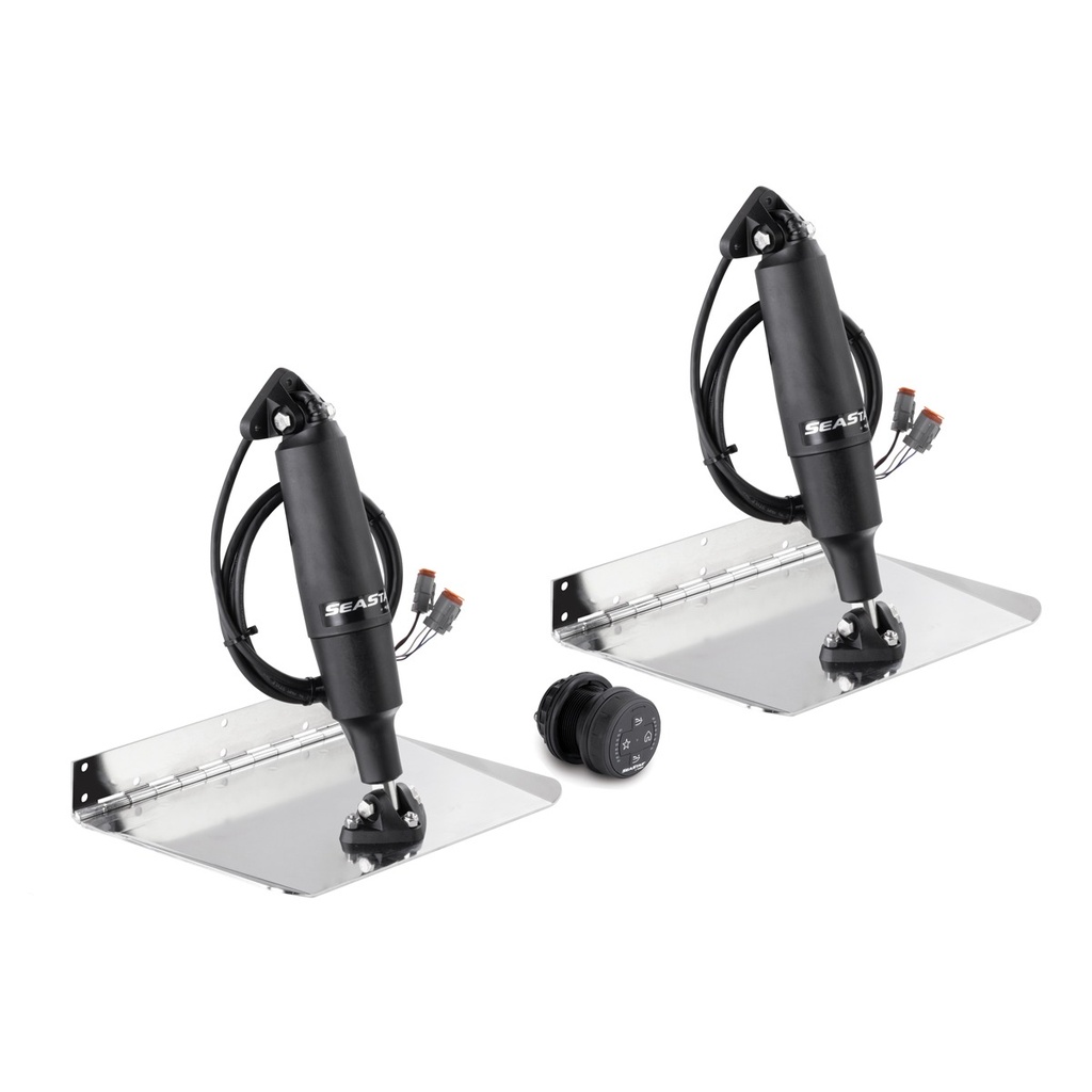 [313142-BLA] SEASTAR ADAPTIVE STAND TRIM TAB KIT 11.5 2.25 STROKE 12"X12" (313142)