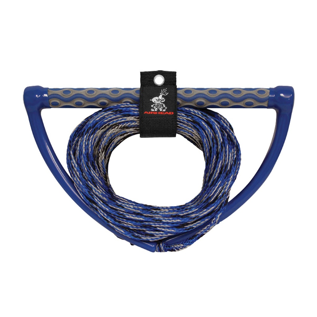 [501045-BLA] AIRHEAD WAKEBOARD ROPE AND HANDLE BLUE 3 SECTION 19M (501045)