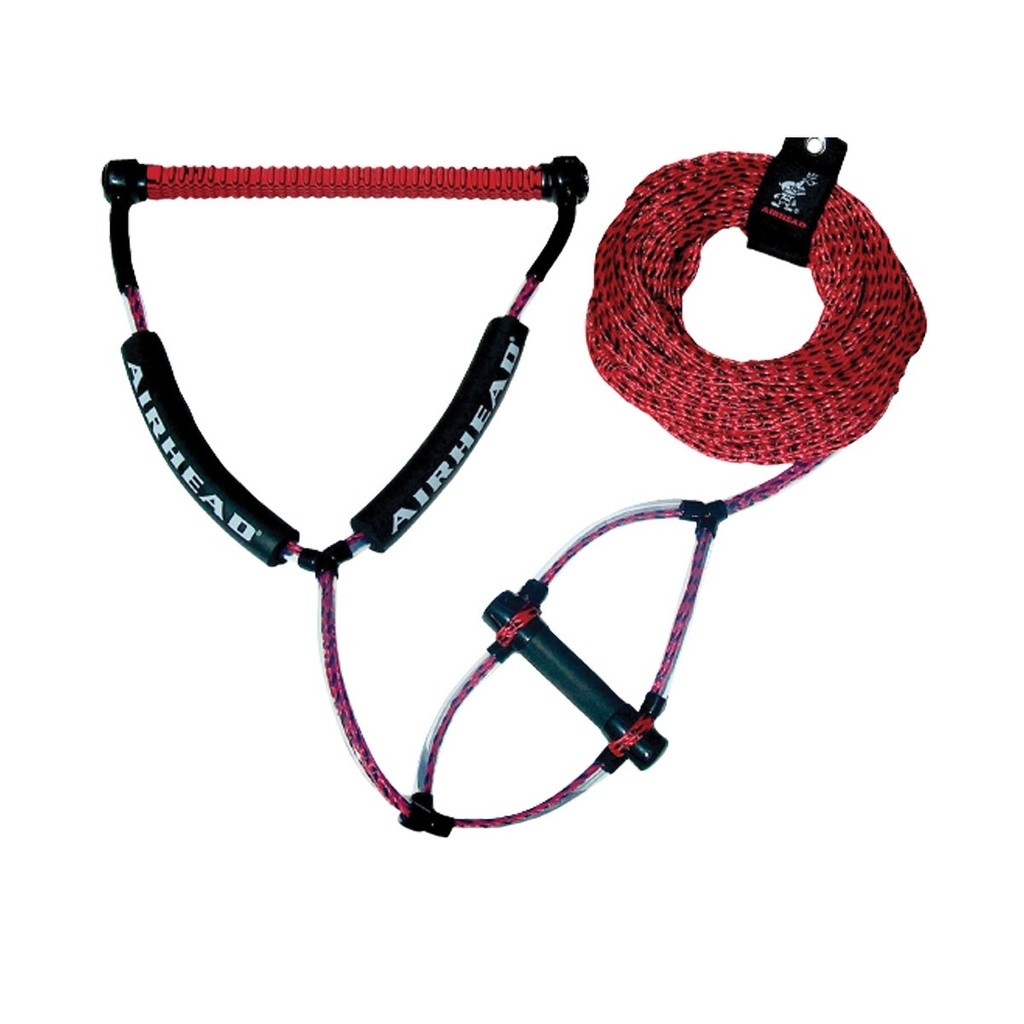 [501047-BLA] AIRHEAD PHAT GRIP WAKEBOARD ROPE AND HANDLE RED 21M (501047)