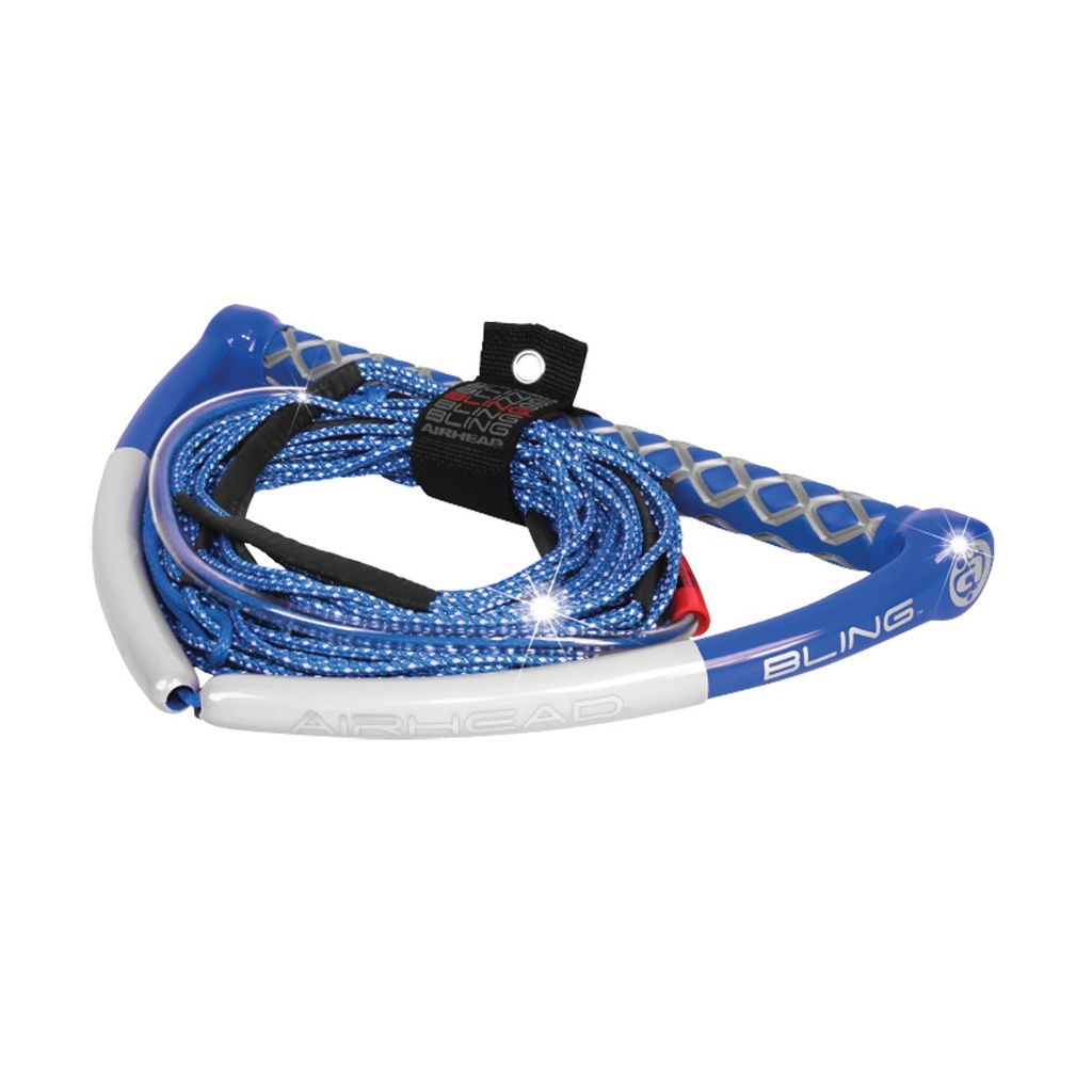 [501049-BLA] AIRHEAD BLING SPECTRA WAKEBOARD ROPE & HANDLE BLUE 5 SECTION (501049)